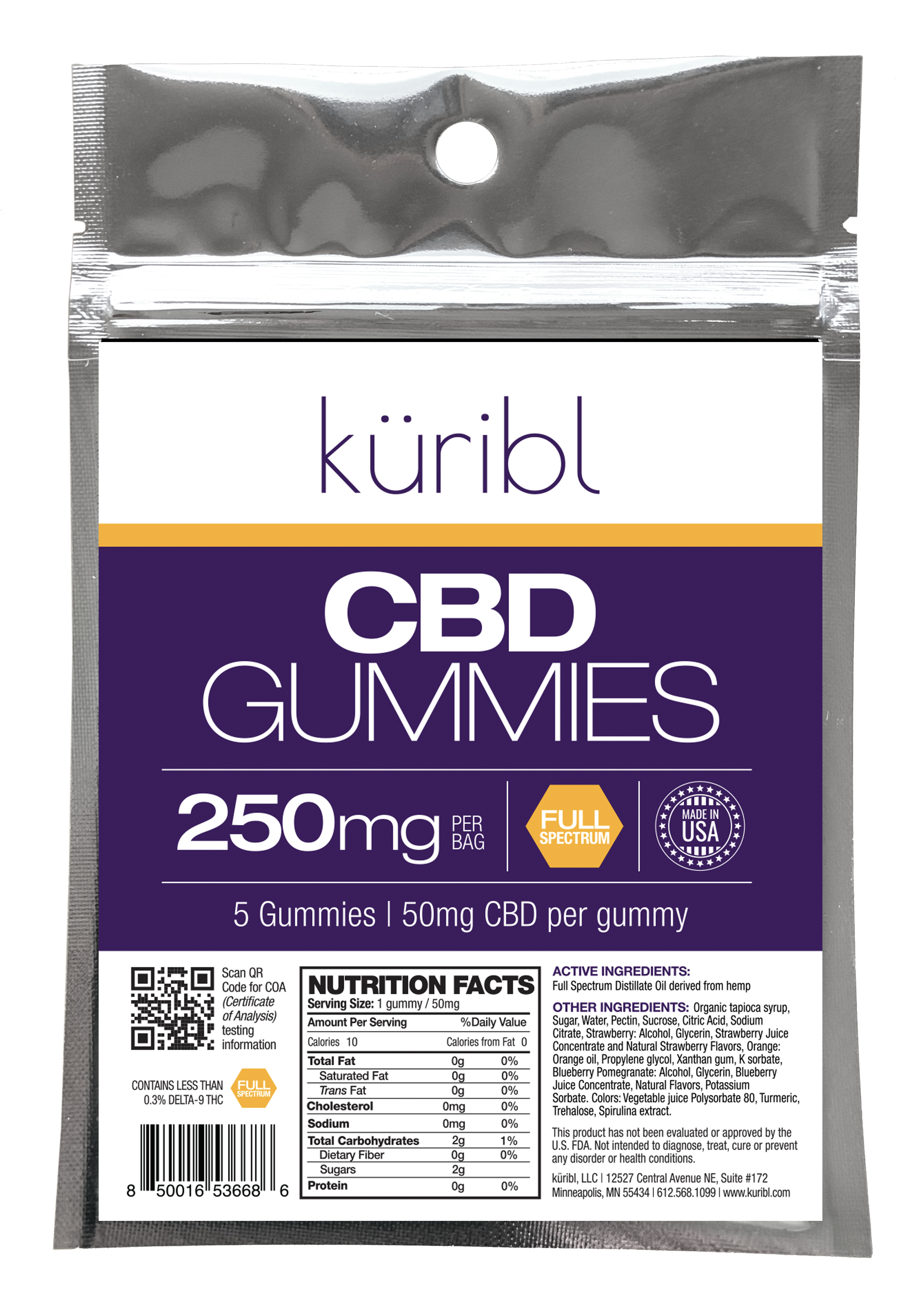 CBD Support Full Spectrum Gummies – küribl