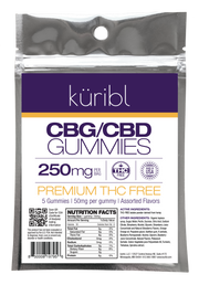 CBG+CBD Support THC Free Gummies